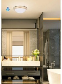 Stropné svietidlo v zlatej farbe so skleneným tienidlom ø 28 cm Roda - Candellux Lighting