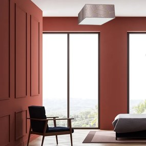 Stropné svietidlo ZIGGY 3xE27/60W/230V ružová/zlatá