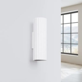 Sollux SL.1647 - Nástenné svietidlo KARBON 2xGU10/10W/230V biela