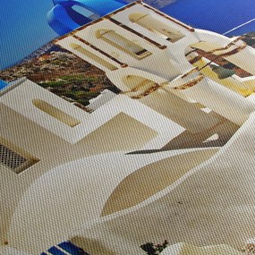 Obraz - Santorini, Grécko (120x50 cm)
