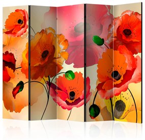 Artgeist Paraván - Velvet poppies [Room Dividers]