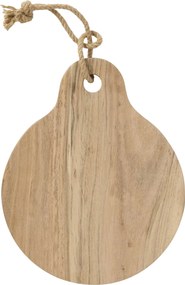 Ib Laursen Drevená doska na krájanie Accacia Round Handle Large