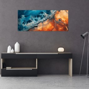 Obraz - Voda a oheň (120x50 cm)