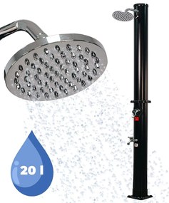Jurhan Solárna sprcha DELFINA, 20 l, čierna