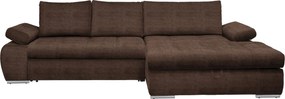 XXXLutz ROHOVÁ SEDAČKA, textil, hnedá Carryhome - Sedačky - 002300011409
