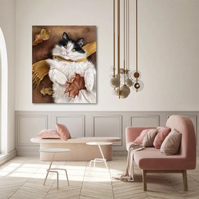 Gario Obraz na plátne Jesenná mačka so šálom - Svetlana Gracheva Rozmery: 40 x 60 cm