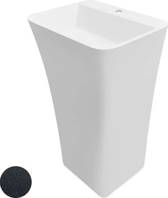 Besco Voľne stojace umývadlo z liateho mramoru Assos S-Line Glam G UM VS-OPB 52x41x84 cm, s otvorom pre batériu