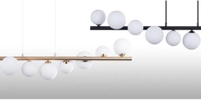 Azzardo AZ4406 - Luster na lanku SYBILLA 7xG9/25W/230V čierna