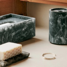 Ferm Living Box na vreckovky Mist Charcoal