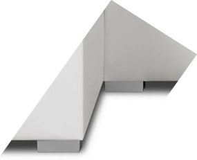 MEGA AKCE Rozkládací rohová sedací souprava HUBI + 2 Taburety Bílá