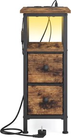 Nočný stolík s LED osvetlením LGSB35002K102