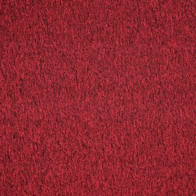 Spoltex, Metrážny koberec Balance 35 červený, na mieru, šíře 4m, červená, filc, chodba / predsieň