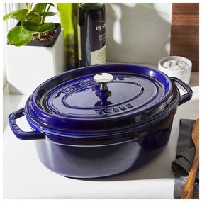 Staub Hrniec STAUB oválny 29 cm modrý 4,2l