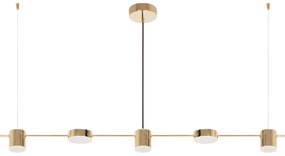 Toolight - LED závesné svietidlo APP929-5CP, zlatá, OSW-07008