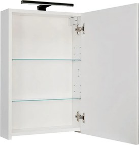 Comodo Zrkadlová skrinka Ticino 40 ZS LED-B s osvetlením Any LED 30 B, čierna