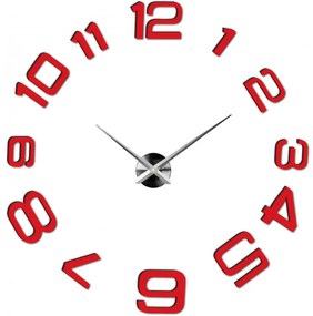Moderné nalepovacie nástenné hodiny | 3D hodiny 12S053-Wanduhr HEU-