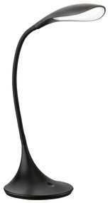 Čierna LED stmievateľná stolová lampa (výška 37,5 cm) Nil – Fischer &amp; Honsel