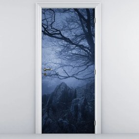 Fototapeta na dvere - Temný les (95x205cm)