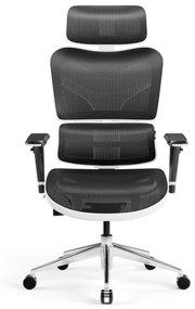 Kancelárska ergonomická stolička DIABLO V-COMMANDER bielo-čierna Diablochairs