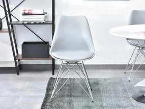 Stolička Large Rod (sivá + chrómová). Vlastná spoľahlivá doprava až k Vám domov. 1111124