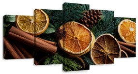 5-dielny obraz čaro vianočných vôní