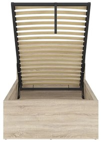 Jednolôžková posteľ 90 cm BRW Tetrix 15 (dub sonoma) (s roštom) (s úl. priestorom). Akcia -31%. Vlastná spoľahlivá doprava až k Vám domov. 1098500