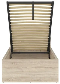 Jednolôžková posteľ 90 cm BRW Tetrix 15 (dub sonoma) (s roštom) (s úl. priestorom). Vlastná spoľahlivá doprava až k Vám domov. 1098500