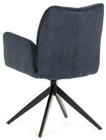 Autronic BONTEC Jedálenská stolička, modrá, látka, HC-993 BLUE2 Farba: Biela