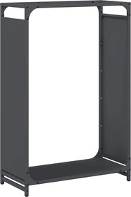 vidaXL Stojan na palivové drevo antracit oceľ valcovaná za studena