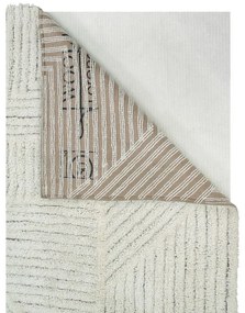 Krémový prateľný ručne tkaný vlnený koberec 170x240 cm Almond Valley – Lorena Canals