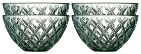 Zelené sklenené misky v súprave 4 ks 325 ml Sorrento – Lyngby Glas