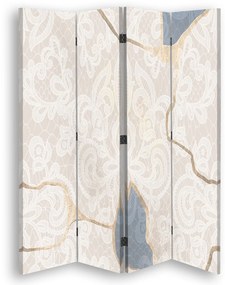 Gario Paraván Jemný béžový vzor Rozmery: 145 x 170 cm, Prevedenie: Klasický paraván