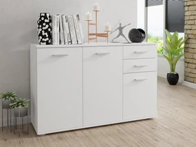 Kombinovaná komoda Claudia 1 3T 2S (biela). Vlastná spoľahlivá doprava až k Vám domov. 1059362