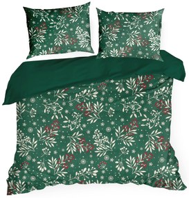 VIANOČNÉ RENFORCÉ OBLIEČKY CRISTIAN 160X200 CM, 2 KS 70X80 CM VZOROVANÉ