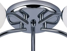 Prisadený luster PORTOS 5xE14/10W/230V lesklý chróm