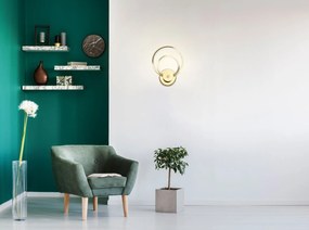 Toolight Toolight, LED nástenné svietidlo APP1043-W, zlatá, OSW-06116