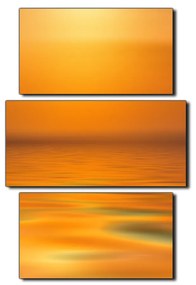 Obraz na plátne - Pokojné more pri západe slnka - obdĺžnik 7280C (120x80 cm)