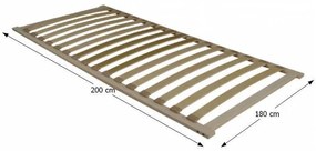Lamelový rošt 200x180 cm Flexy  3-zónový. Vlastná spoľahlivá doprava až k Vám domov. 752077
