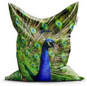 Sablio Sedací vak Páv - 150x100 cm