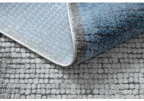 Moderný koberec NOBLE 9730 68 vzor rámu vintage - Štrukturálny, dve vrstvy rúna, krémová modrá Veľkosť: 200x290 cm