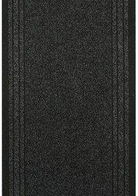 Koberce Breno Behúň REKORD 866, šíře role 100 cm, čierna, viacfarebná