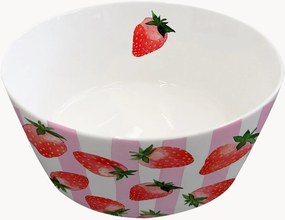 Malá miska z nového kostného porcelánu Strawberry & Stripes