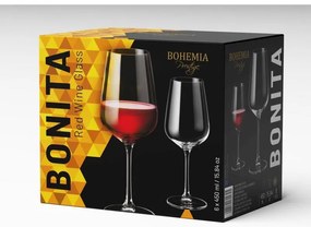 BOHEMIA PRESTIGE BONITA POHÁR NA VÍNO 450ML SADA 6KS