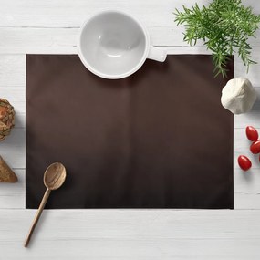 Biante Saténové prestieranie na stôl polyesterový Satén LUX-042 Čokoládovo hnedé 30x40 cm