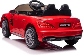 LEAN CARS Autobatéria Mercedes SL65 S Červený lakovaný LCD displej