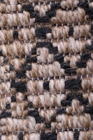 Koberec Indiana 08625A JUTE / BLACK