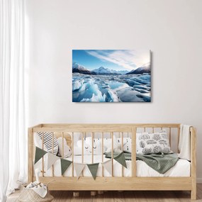 Obraz - Ľadovcové útvary (90x60 cm)