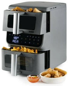 DOMO DO550FR vertikálna dvojitá teplovzdušná fritéza