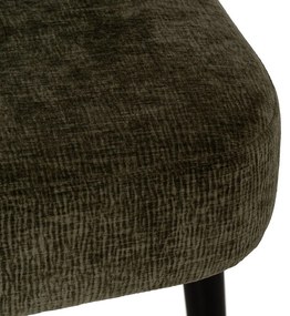 Zelené ženilkové kreslo – Ixia