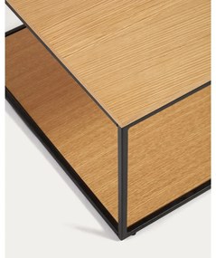 Konferenčný stolík s doskou v dubovom dekore v prírodnej farbe 60x110 cm Yoana – Kave Home